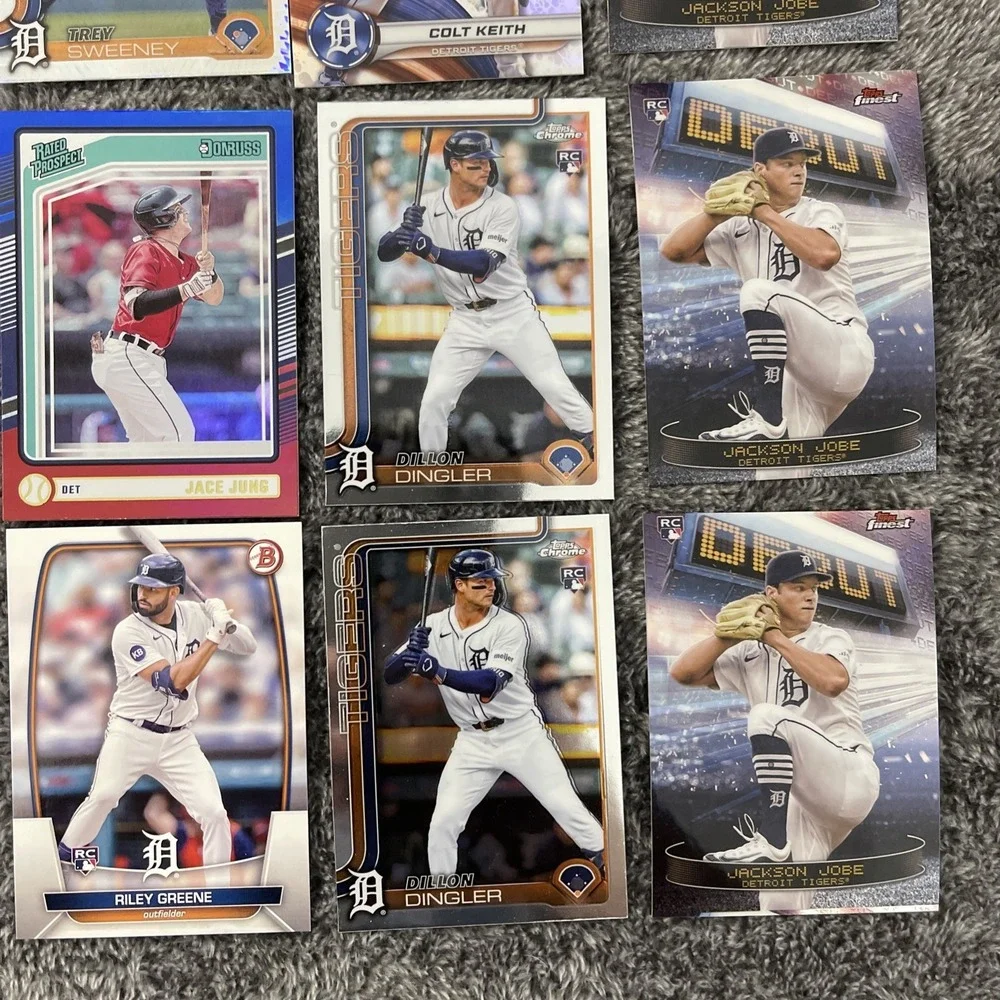 Detroit Tigers Baseball 37 Card Lot -‎ Stars, Rookies, Inserts, Parallels